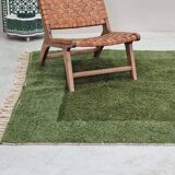 GREEN RUG, magnificent Moroccan rug, 150/250cm