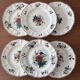Set of 6 dessert plates Sarreguemines – Agreste model - earthenware