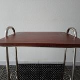 Vintage magazine rack side table