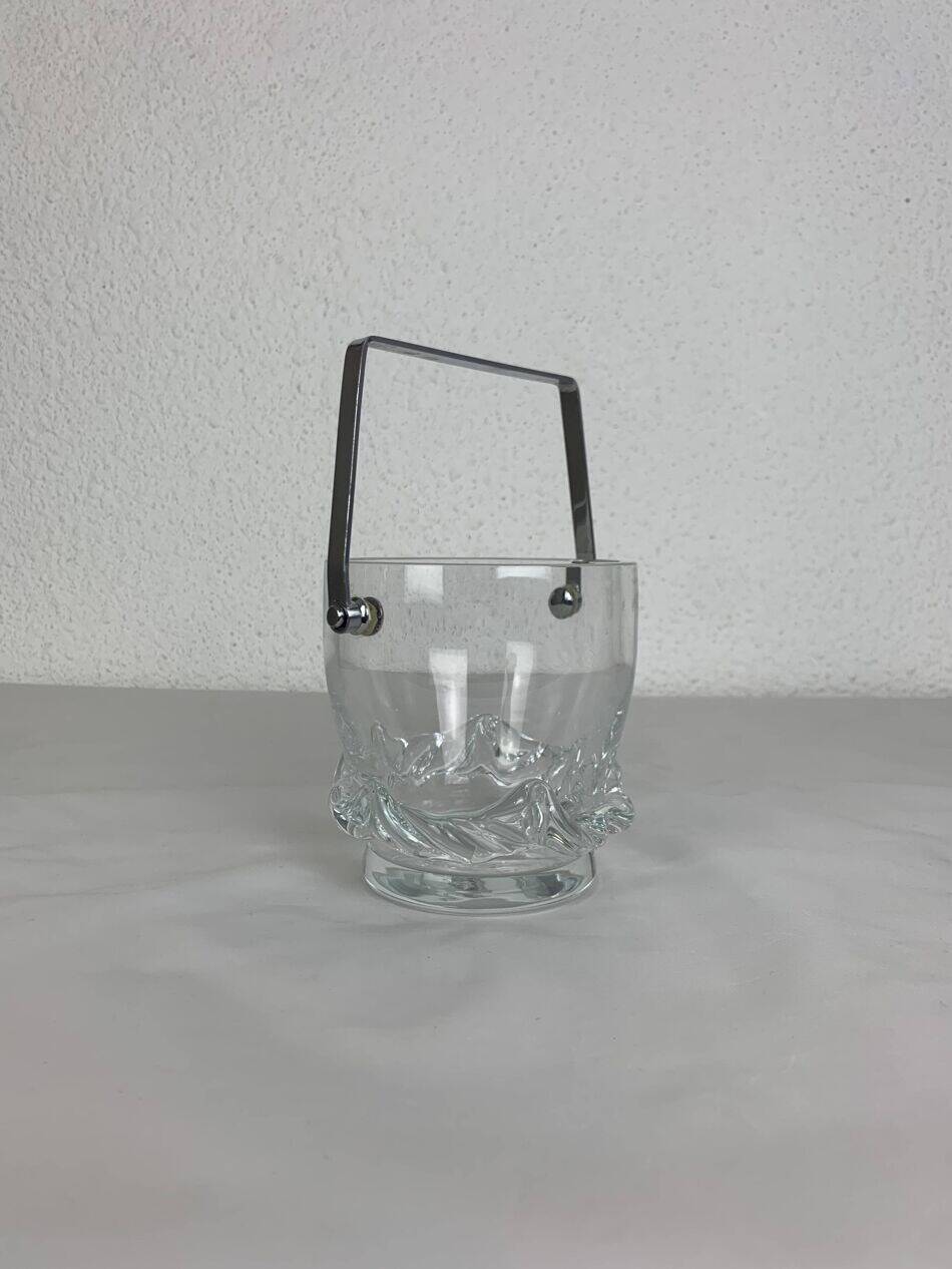 Daum Sorcy crystal ice bucket
