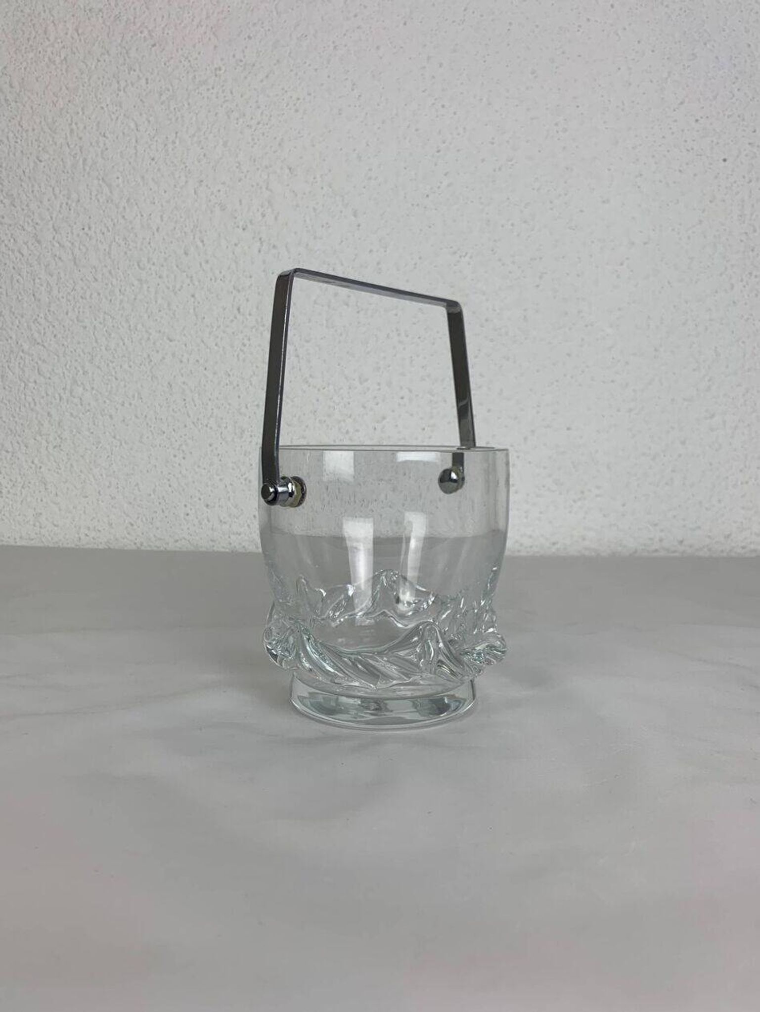 Seau à glace Daum Sorcy en cristal