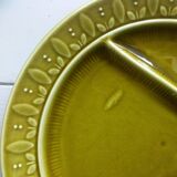 Five plates with scandinavian ceramic hors d'oeuvres