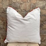 Vintage Berber cushion in purple wool handmade in Morocco