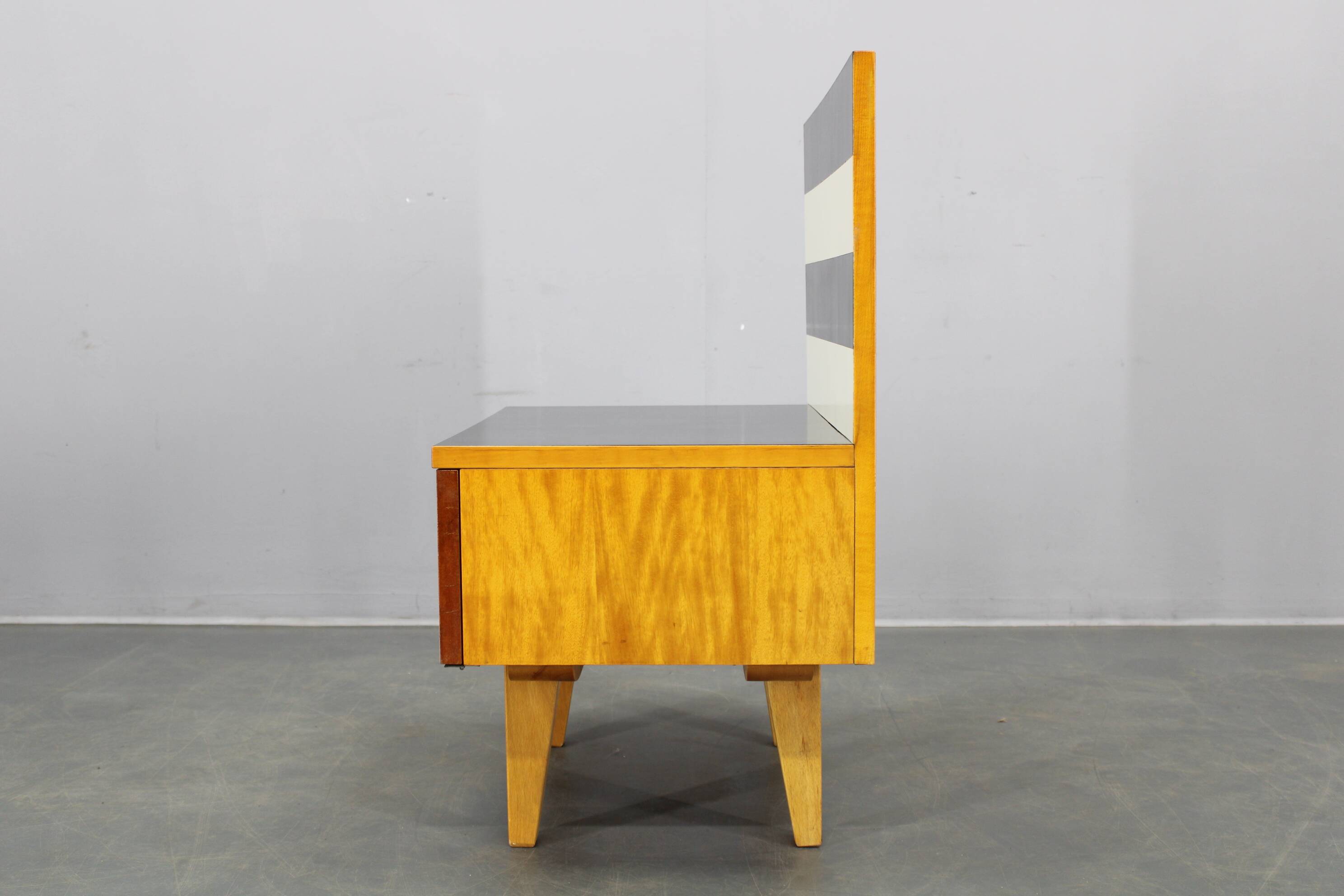 Mid-century pair of nightstands, Czechoslovakia, 1960s