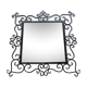 Black square mirror  40x40cm