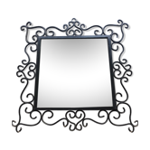 Black square mirror  40x40cm