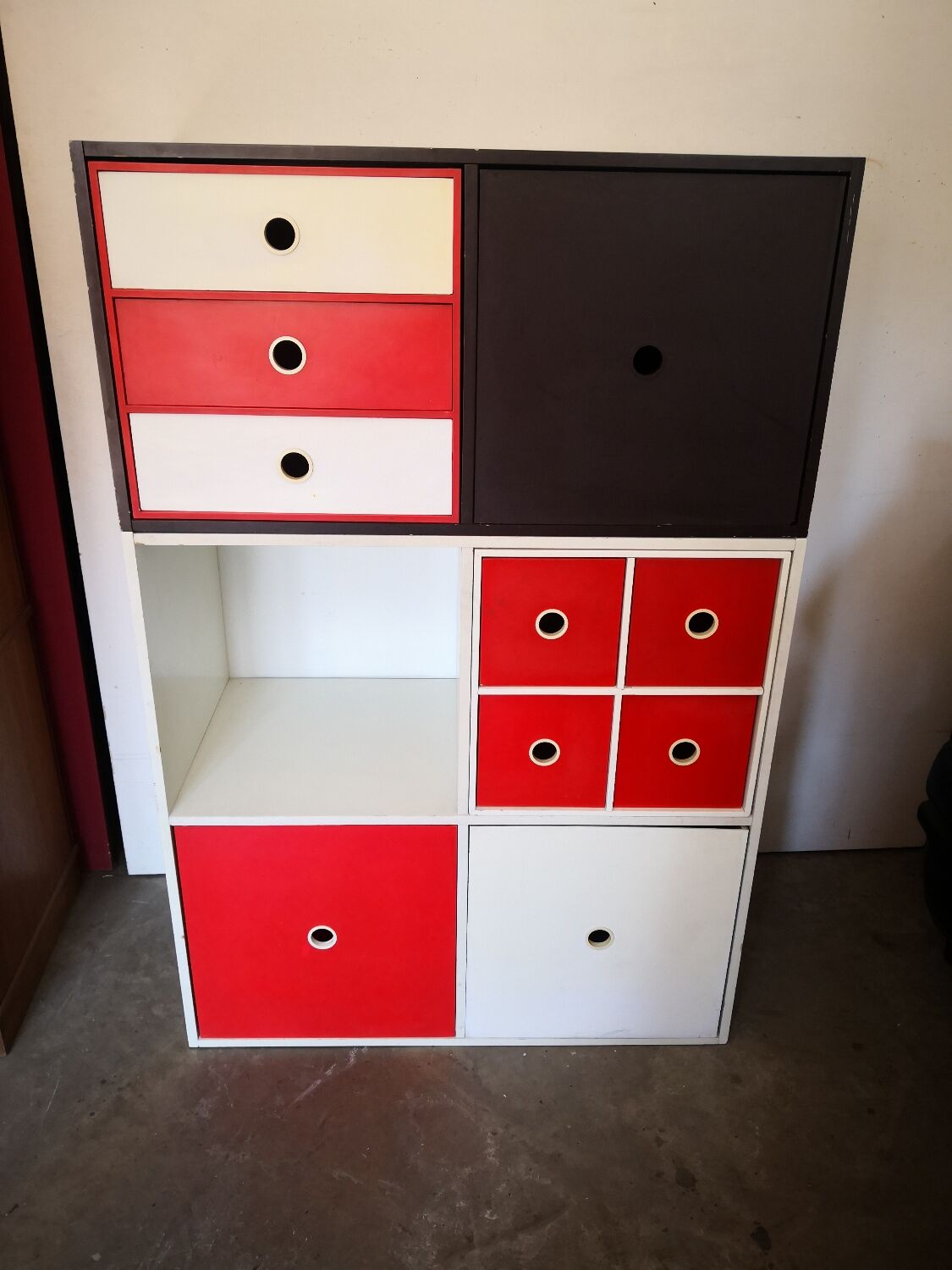 Storage cabinet of marc berthier for prisunic