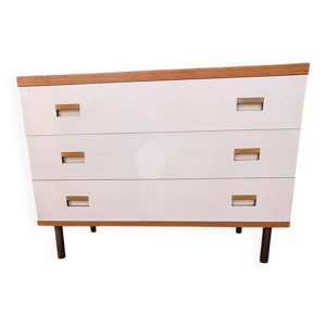 Commode années 70 chêne,