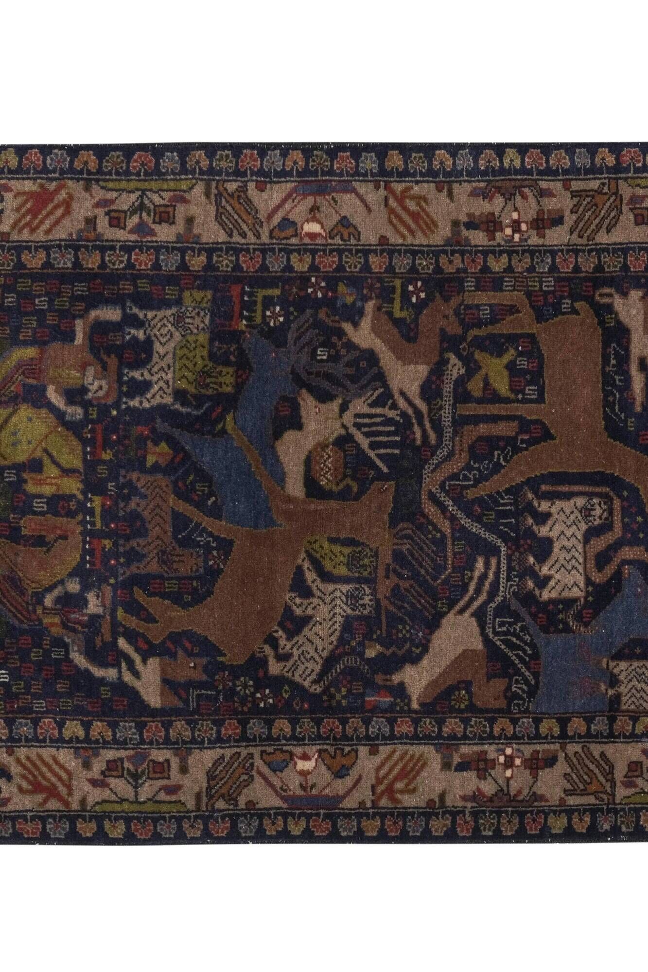 Tapis turc vintage fait main