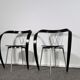 Paire de chaises Andrea Branzi 'Revers' par Cassina Italie 1990