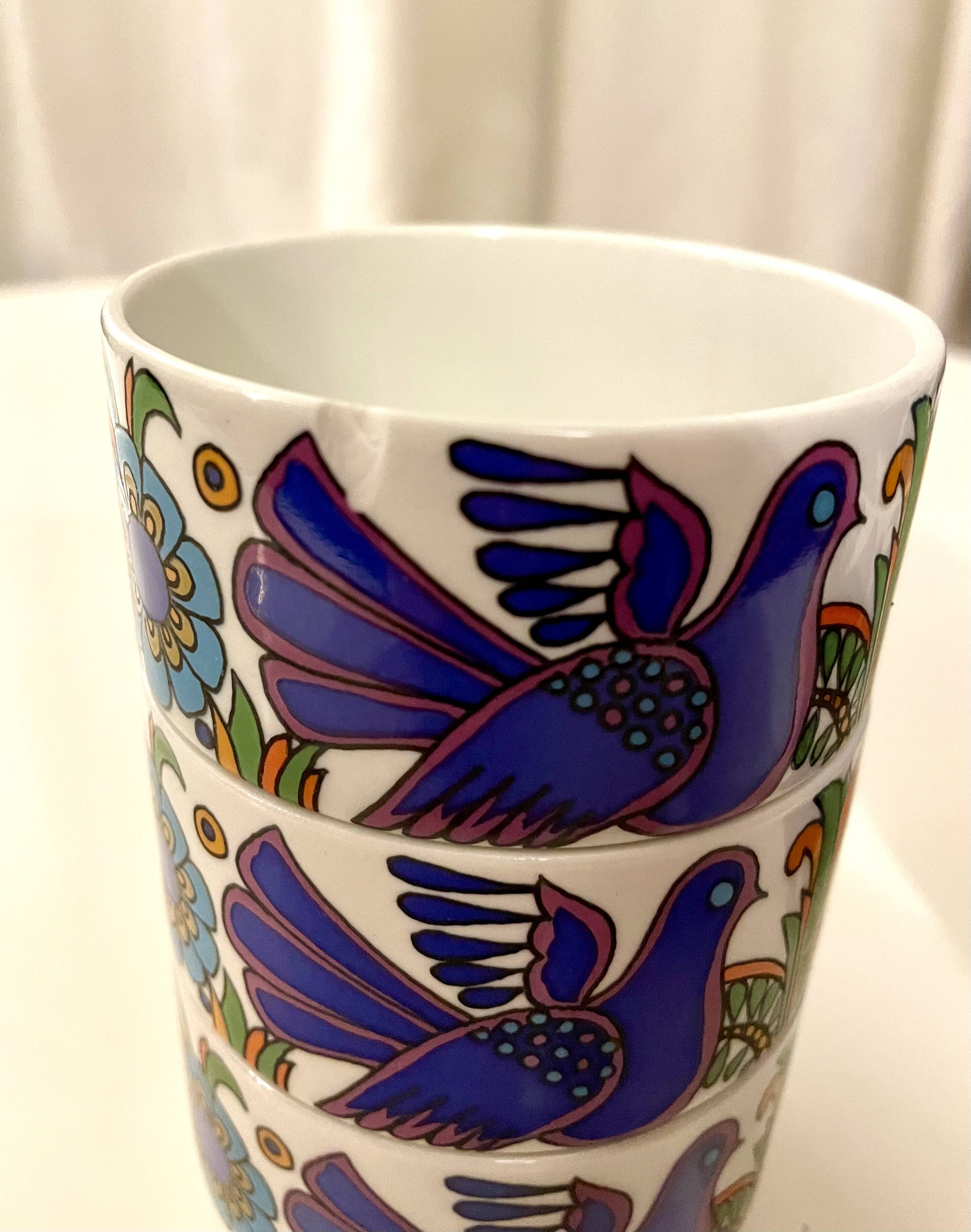 6 tasses à café Villeroy & Boch Acapulco