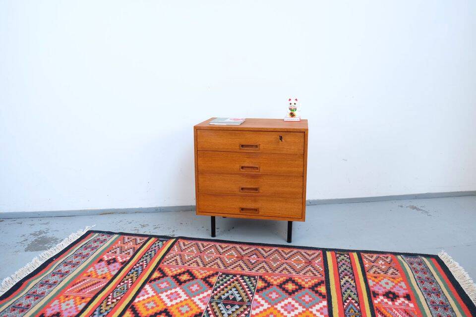 Vintage retro teak chest of drawers, 60s-70s style, 50s.