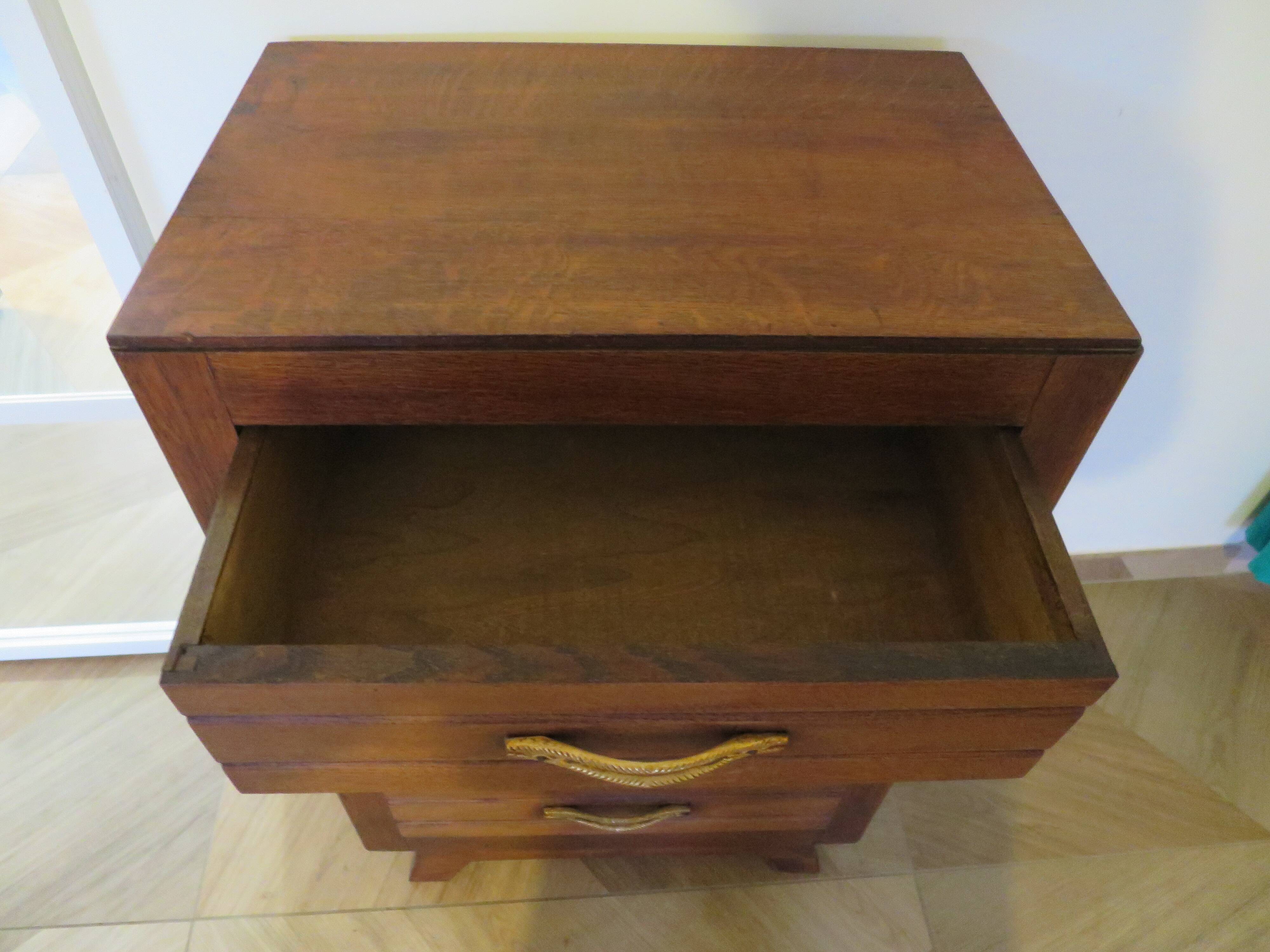 Art Deco style 4-drawer chest of drawers, 1950s