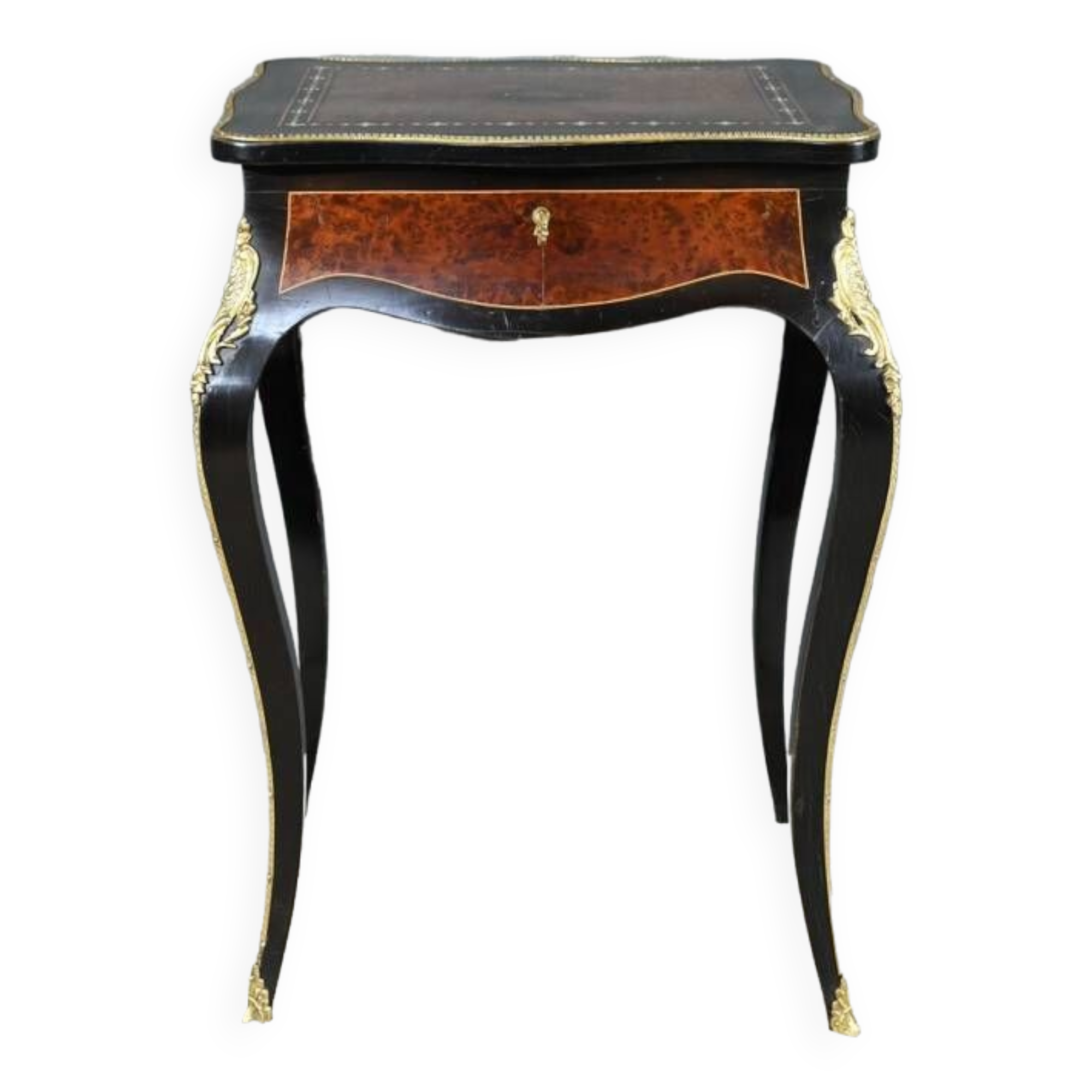 Small Middle Worker in Pear and Amboyna, Napoleon III period – Mid-19th century