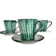 Robert Picault coffee cups/saucers/sugar bowls vallauris 1950/60