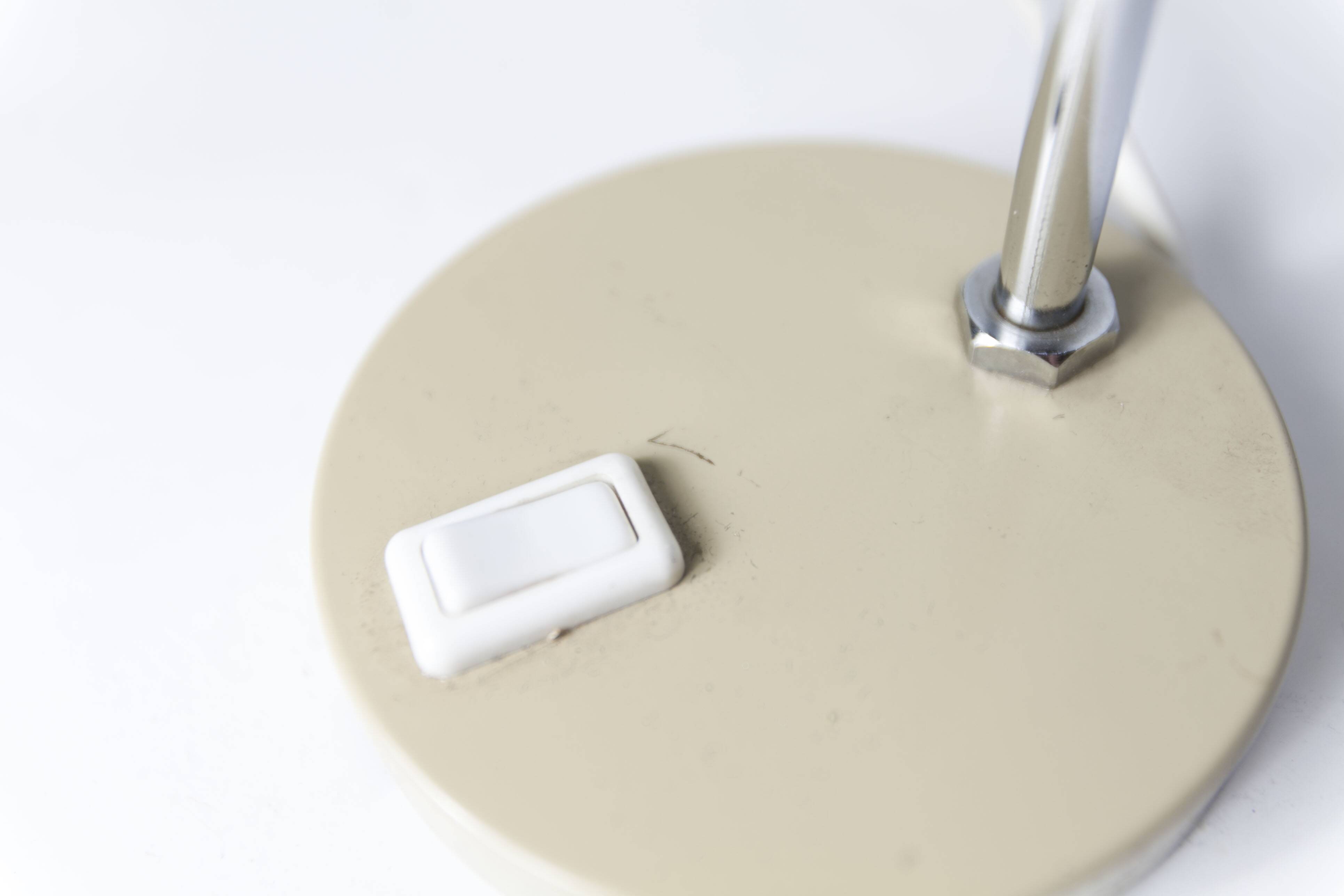 Vintage beige eyeball lamp 1970