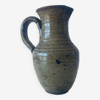 Large vintage pitcher in pyrite stoneware