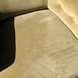 Pair of velvet armchairs