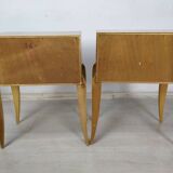 Pair of art deco bedside tables