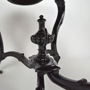 Napoleon III violin table in blackened wood, France, circa 1870