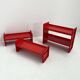Etagère modulable Jeep rouge par De Pas, D'Urbino & Lomazzi pour BBB 1970
