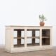 Ancien comptoir vitrine en bois peint – début XXe siècle