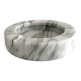 Vintage grey marble round ashtray