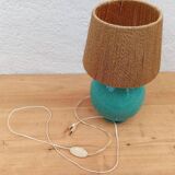 Art Deco cracked ceramic lamp from the 1930s