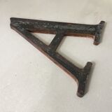 Solid metal sign letter "A"