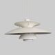 PH5 white pendant model by Poul Henningsen for Louis Poulsen, Denmark 1960