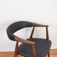 Danish Teak & Leather Armchair by Th. Harlev for Farstrup Møbler