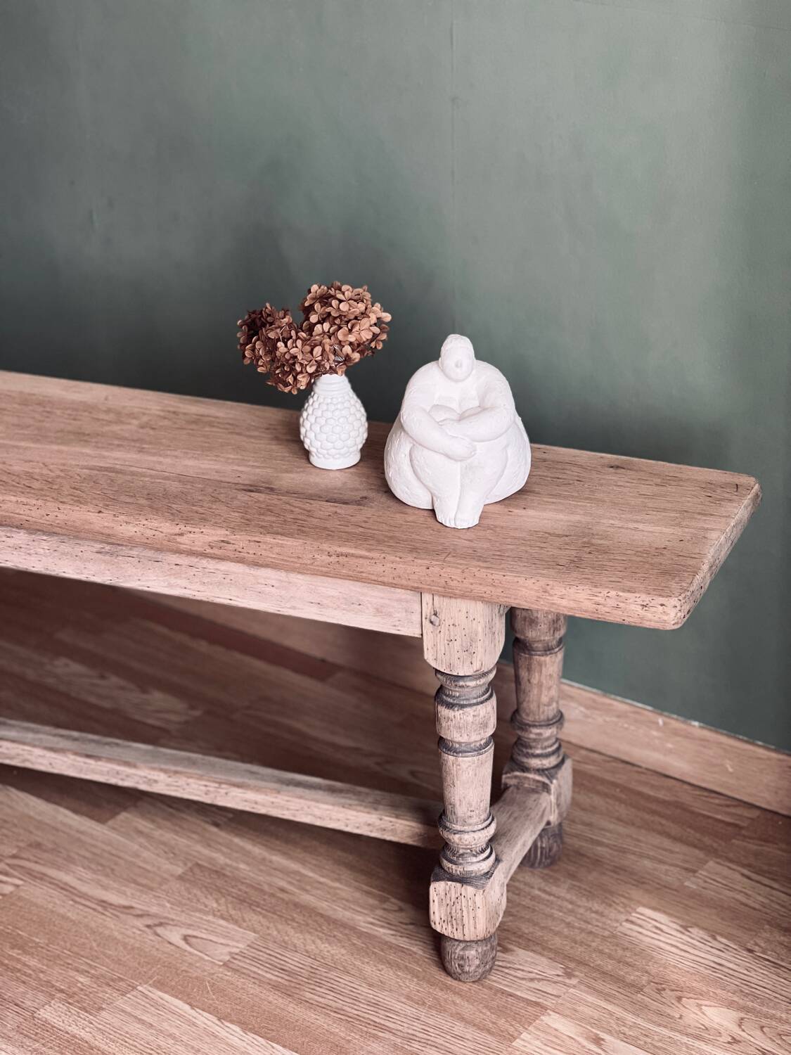 Old farmhouse benches - solid oak wood