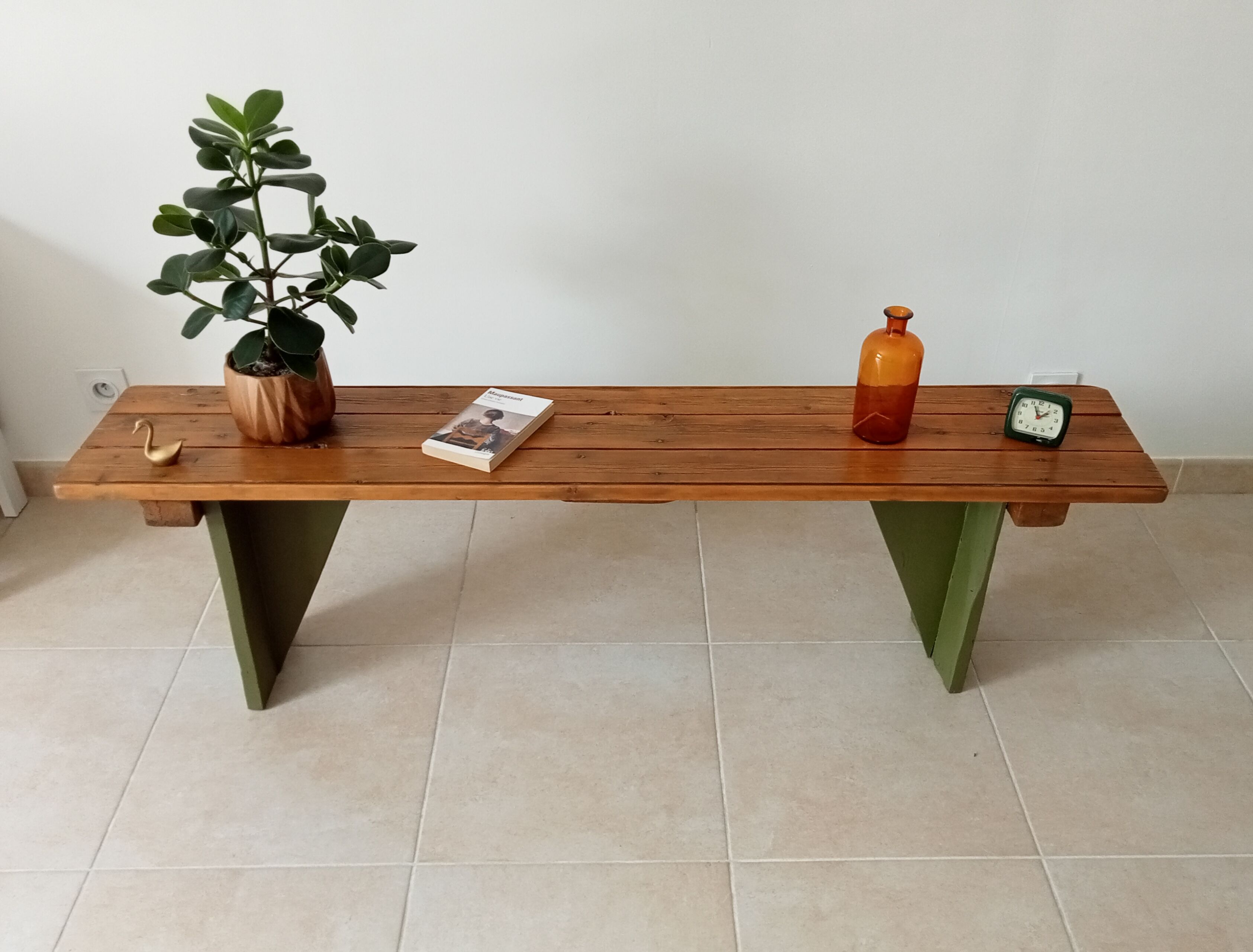 Vintage country bench 70s