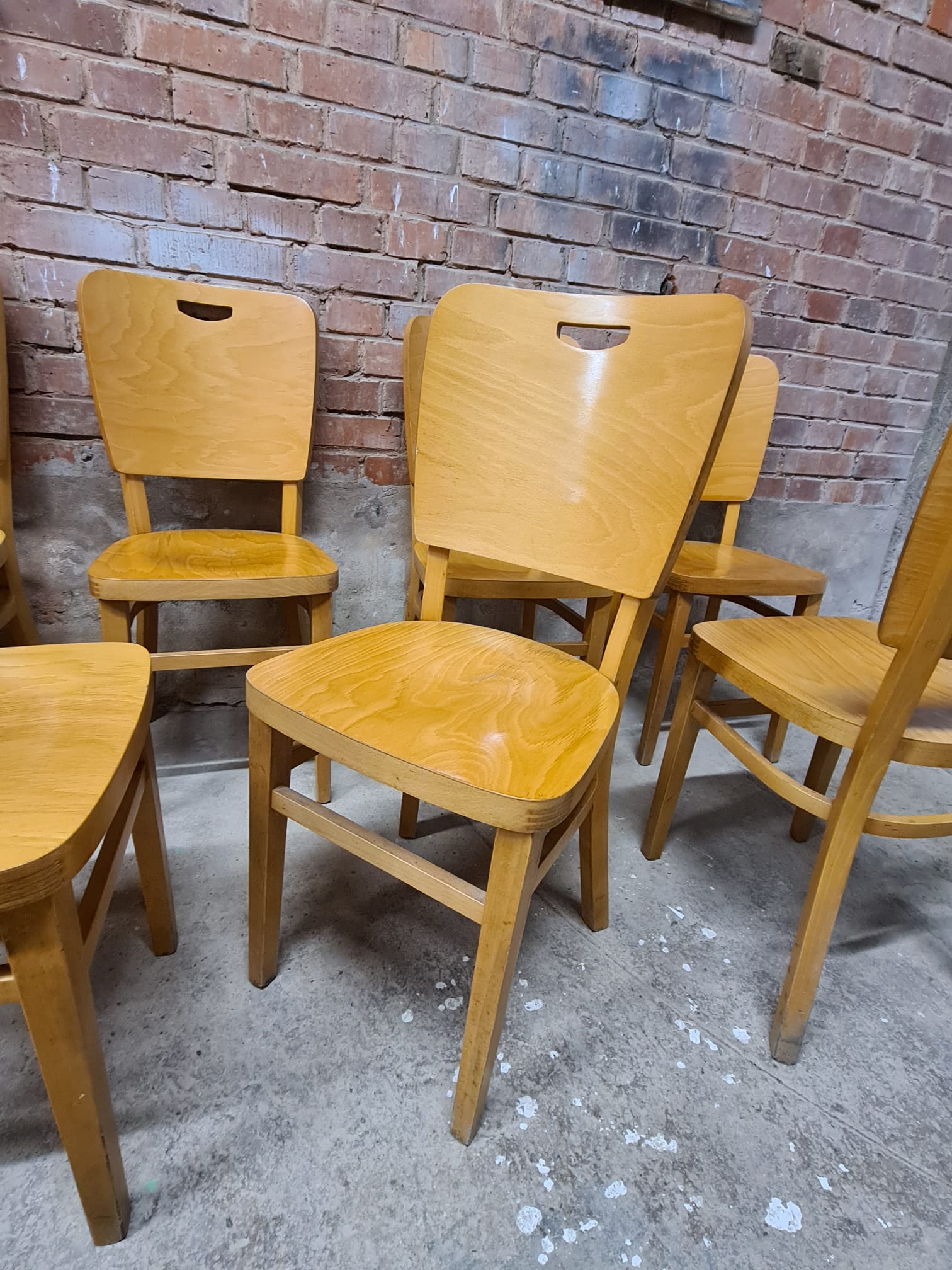 Set of 12 bistro chairs