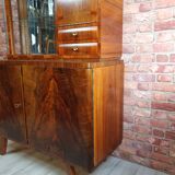 Renovated art deco highboard, Poland 1940
