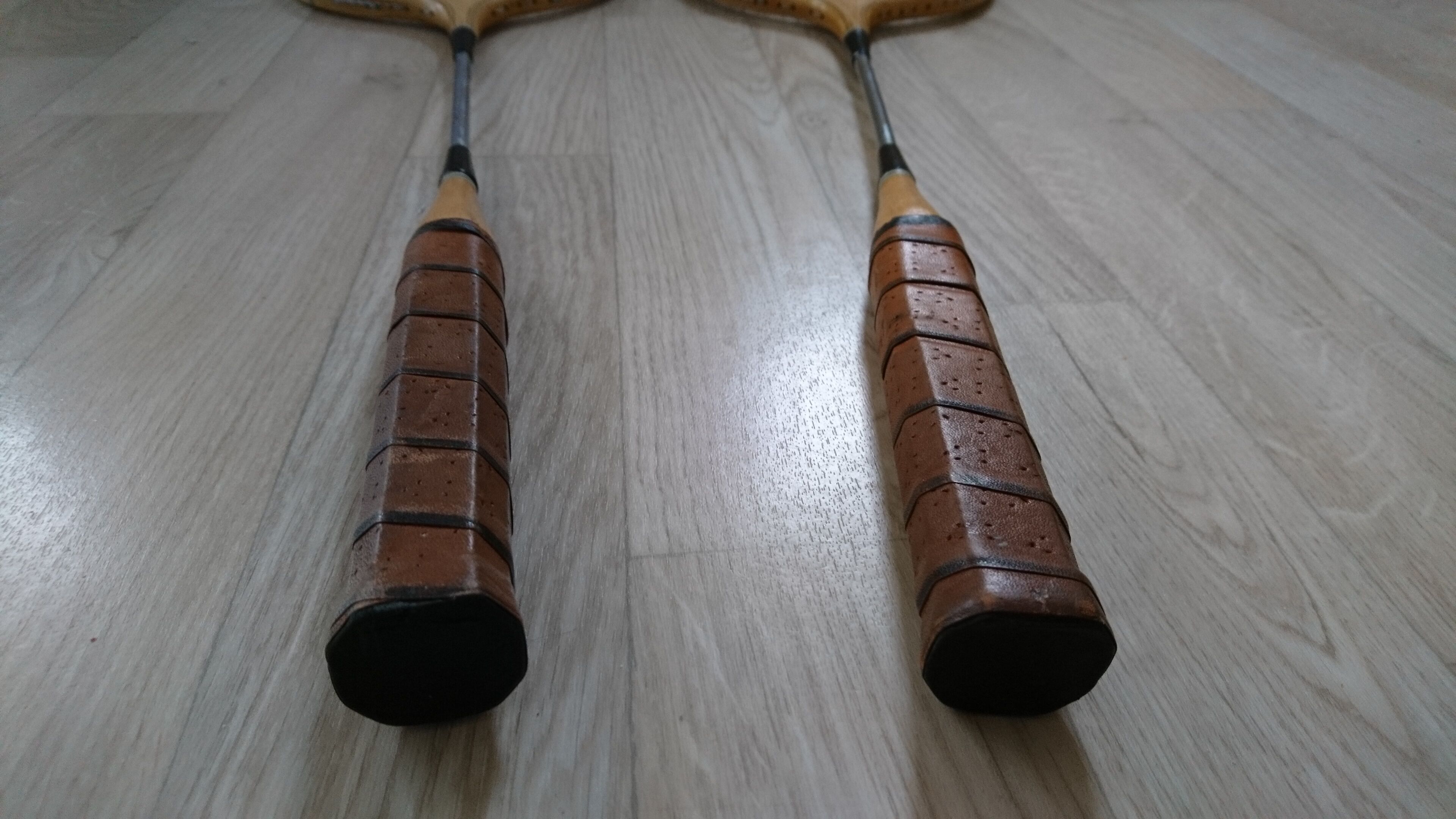 Vintage badminton rackets