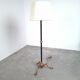 Art and Craft tripod floor lamp in bronze.