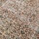Tapis vintage floral rose clair, 188x276 cm