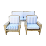 Vintage rattan lounge