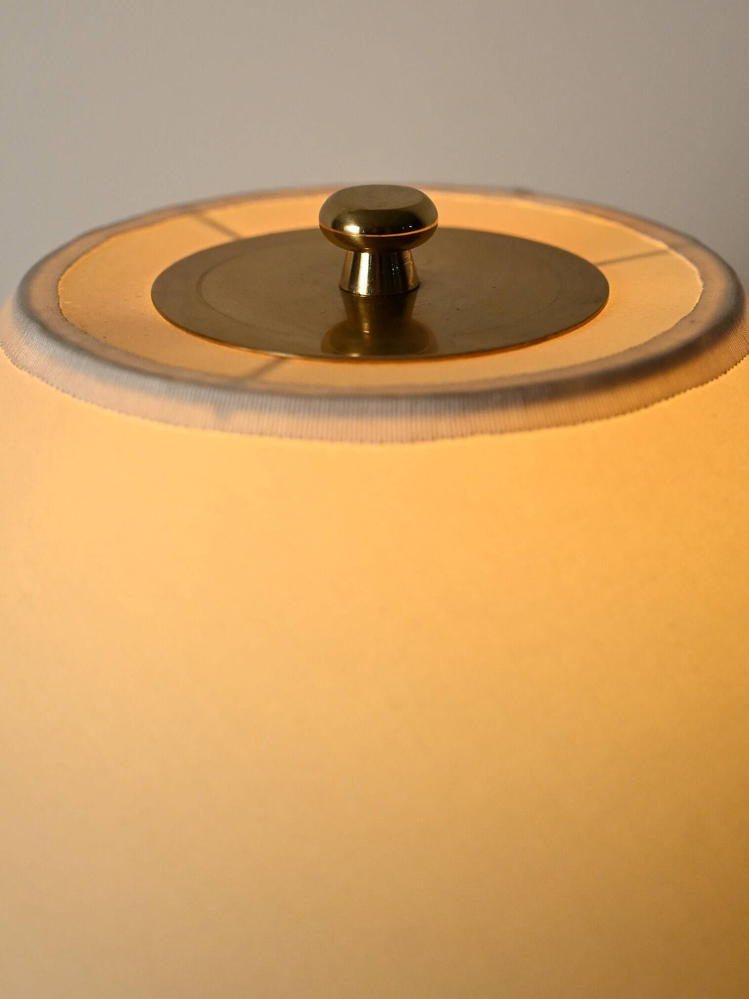 Brass table lamp by Josef Frank, original shade