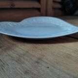 Heart plate porcelain limoge decoration fruits