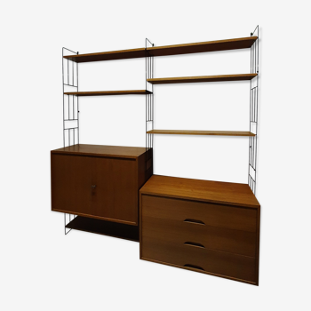 Wall bookcase wall bookcase edition WHB Germany from the 60s