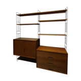 Wall bookcase wall bookcase edition WHB Germany from the 60s