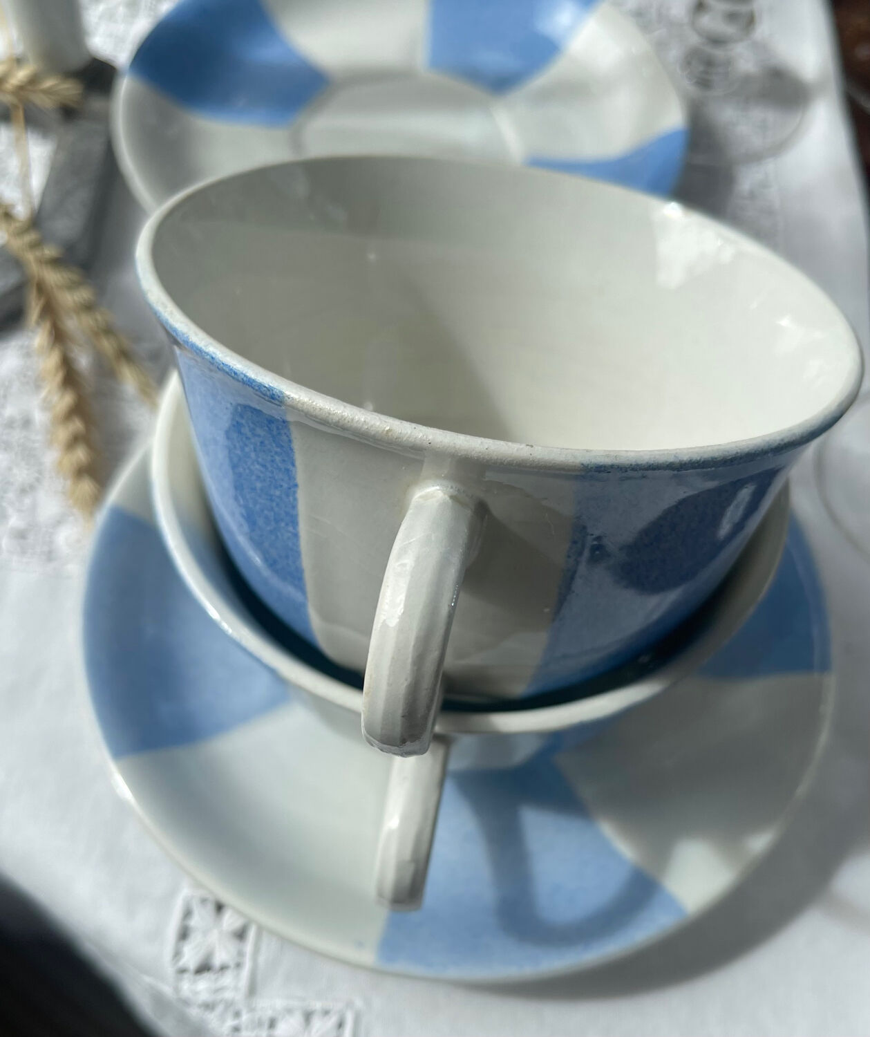 Duo de tasse ancienne FB
