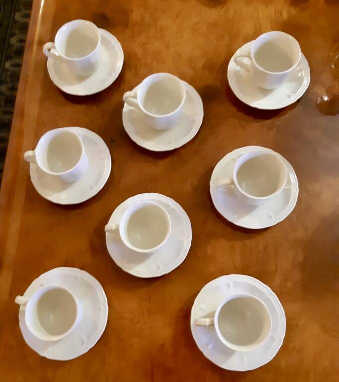 Villeroy&boch manoir pattern coffee cups