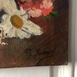 Still life oil on canvas XX ieme