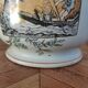 Cache pot earthenware Luneville Japan