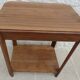 Chic 1930s Art Deco wooden pedestal table