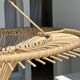 Suspension rattan saucer iron frame D:120 H:60