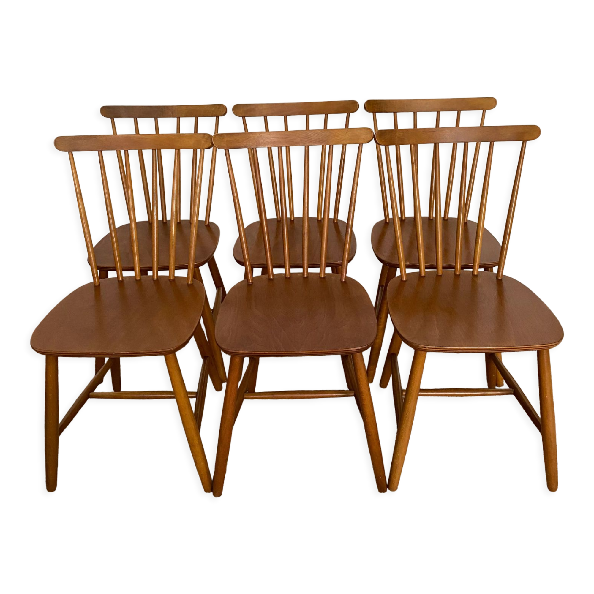 Scandinavian chairs with bars